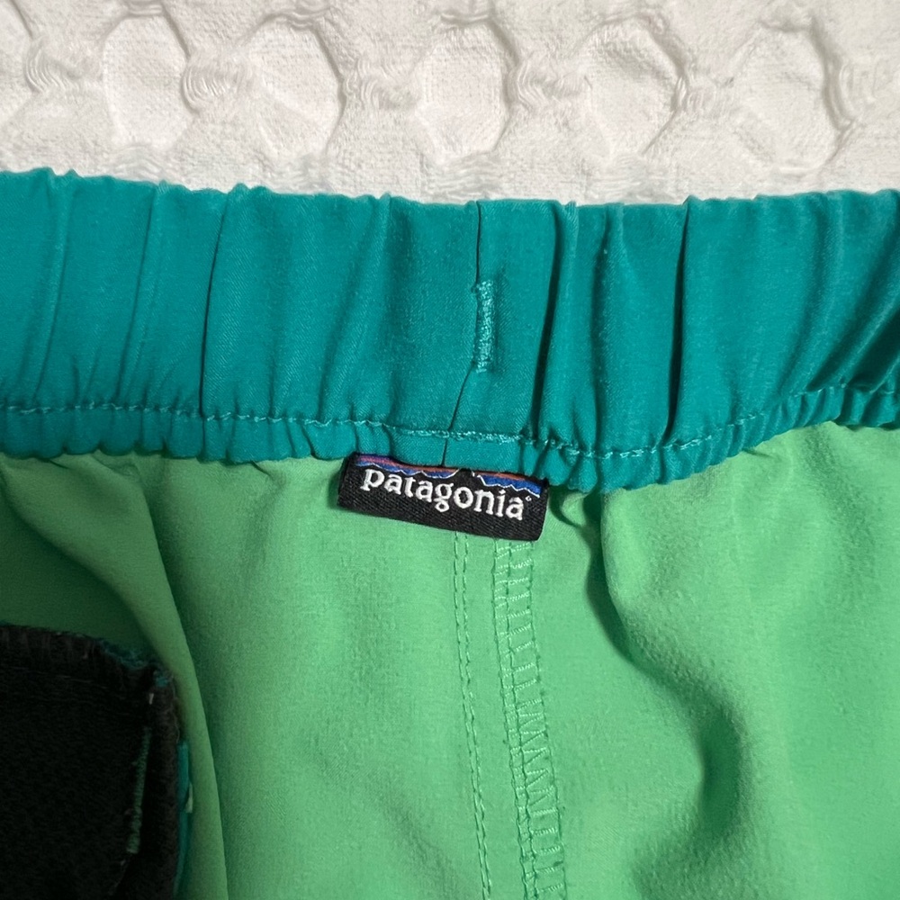 Patagonia Green Teal Shorts - Picture 3 of 12